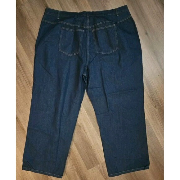 NWOT Woman Within 26W Dark Wash Plus Size Jeans Straight - Picture 6 of 6